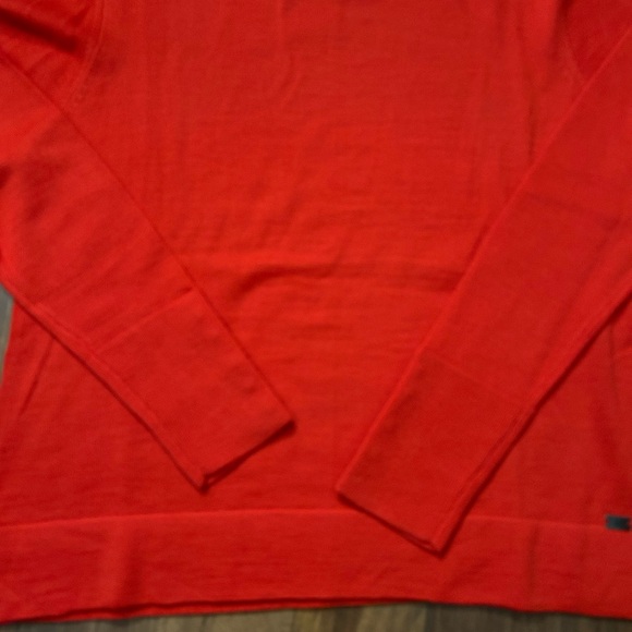 Cachemiras SS Wool Blend Pull Over Long sleeve Orange Sweater Size L - Picture 5 of 11